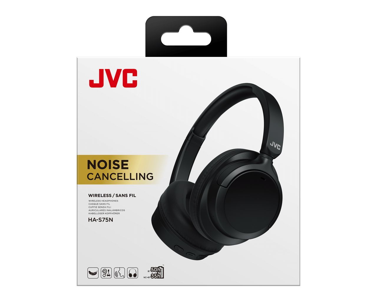 JVC HA-S75N-B Bluetooth Headset Black