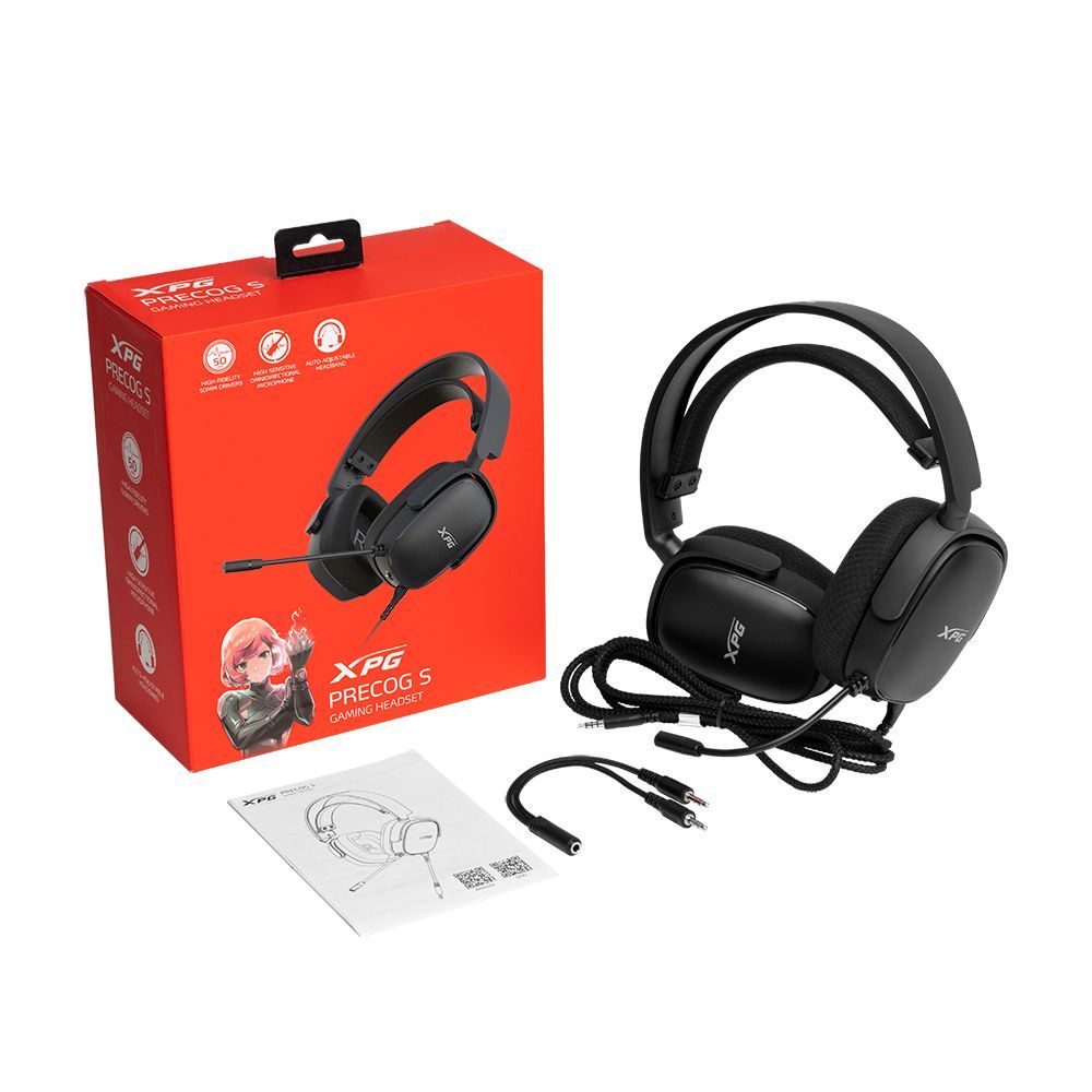 A-Data Precog S Gaming Headset Black