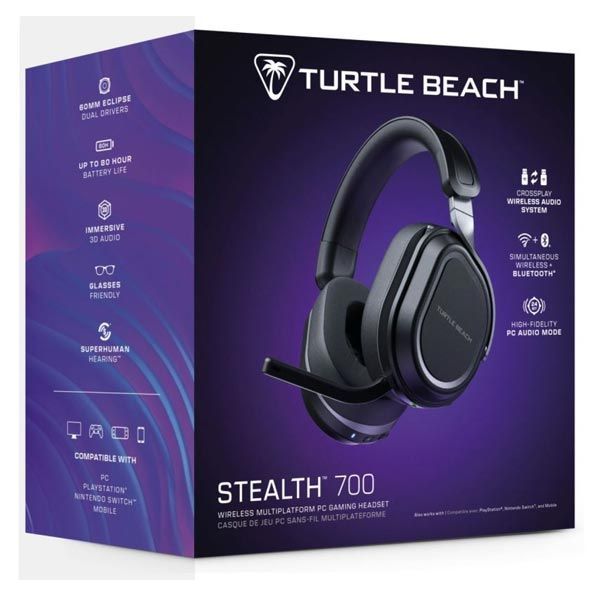 Turtle Beach Stealth 700X Gen 3 Gaming Wireless Headset Black