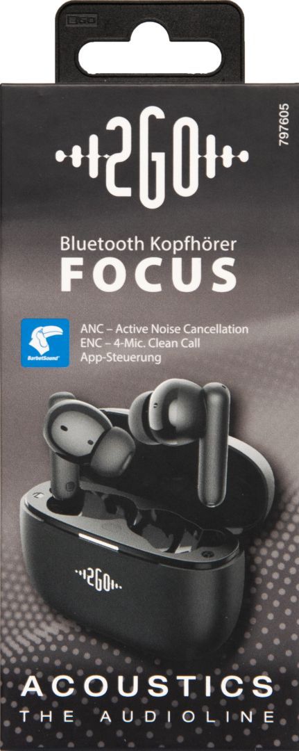 2GO Focus Bluetooth Headset Black