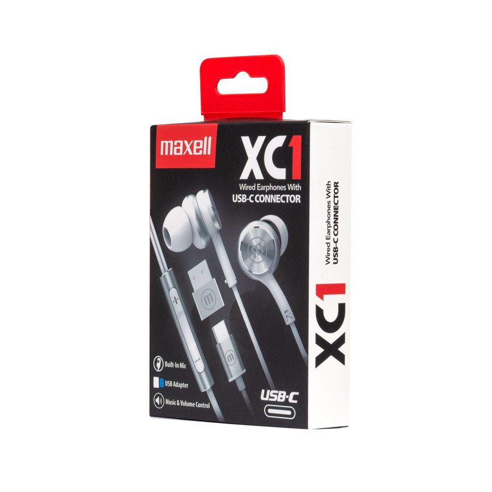 Maxell XC1 USB-C Headset White