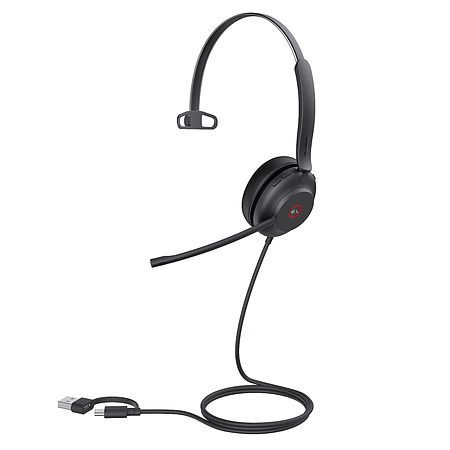 Yealink UH37 Mono Teams USB-C/A Headset Black