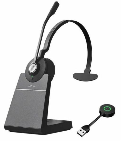 Jabra Engage 55 SE MS Mono USB-A DECT Headset with Stand Black