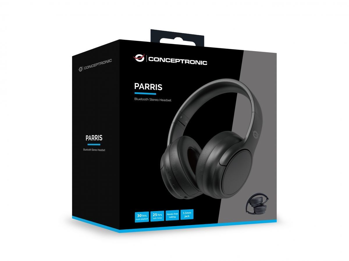 Conceptronic PARRIS03B Bluetooth Headset Black