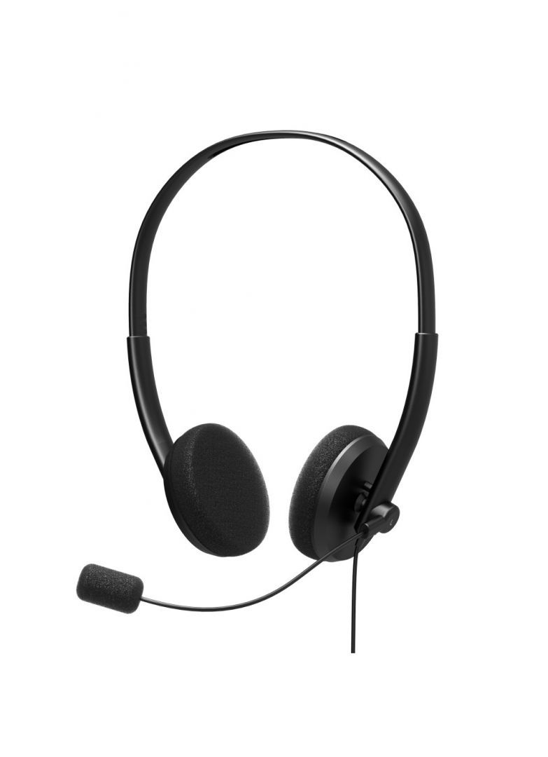 Port Designs Office USB Stereo Headset Black