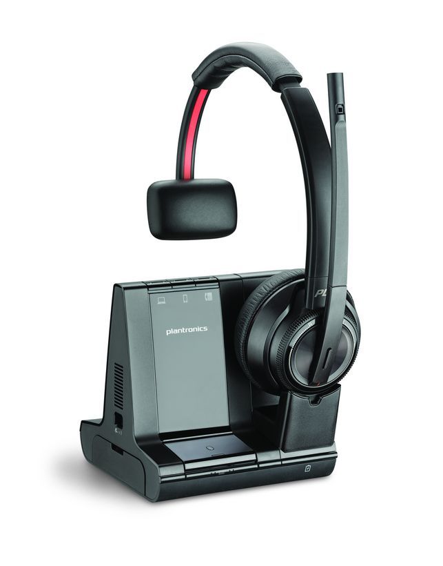 Poly Plantronics Savi 8210-M UC USB-A DECT Headset Black