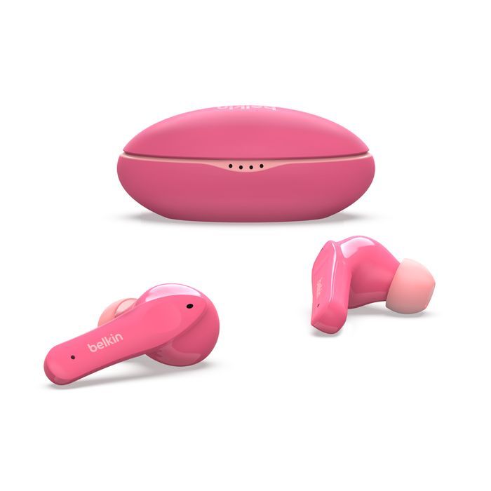 Belkin SoundForm Nano​ True Bluetooth HeadsetEarbuds for Kids Pink