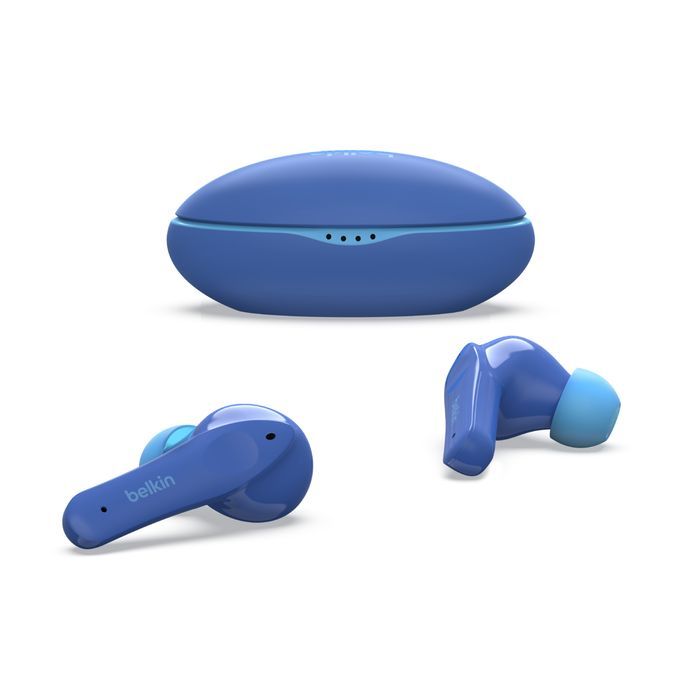 Belkin SoundForm Nano​ True Bluetooth Headset Earbuds​ for Kids Blue