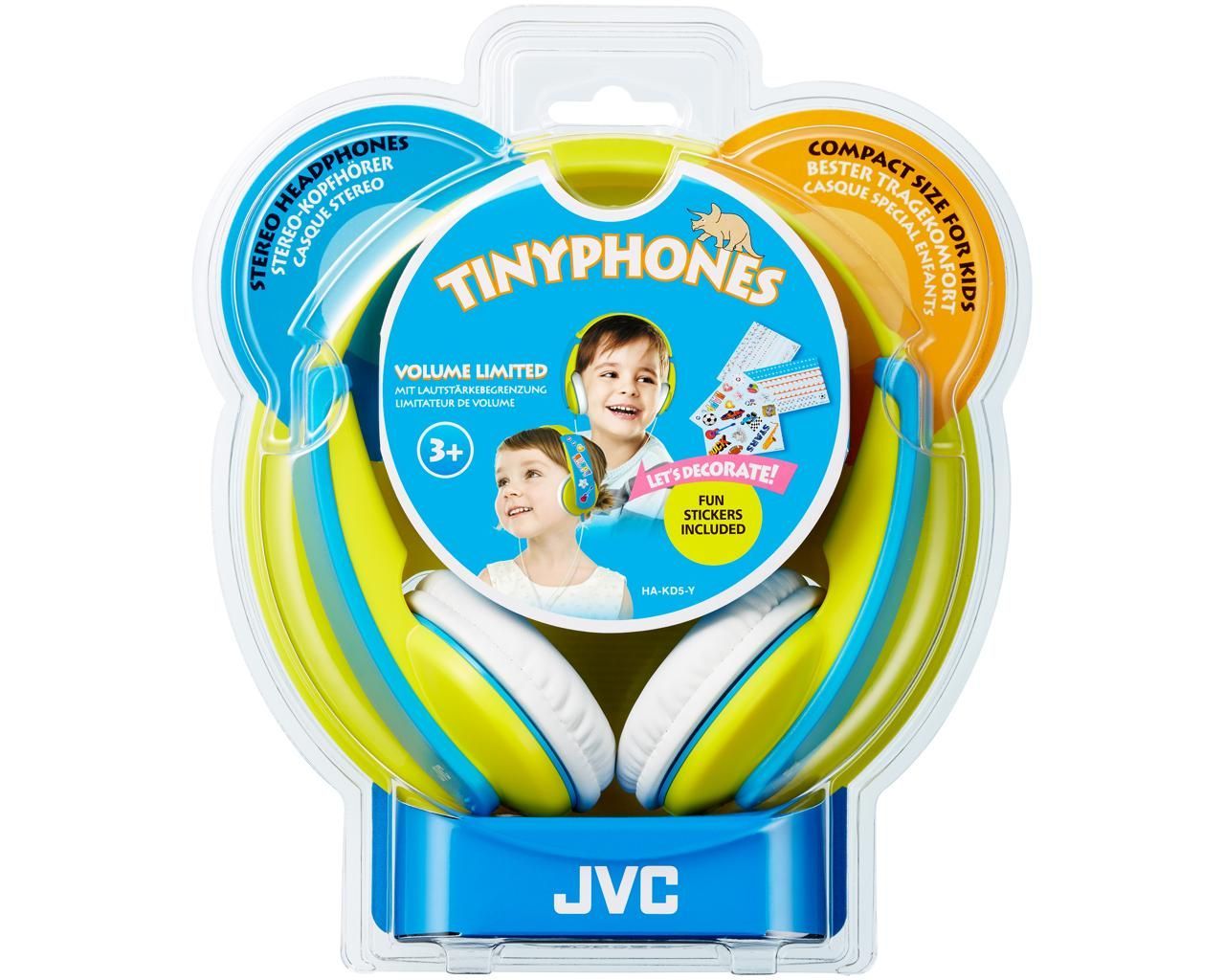 JVC HA-KD 5 Y-E Kid's Headphone with volume limitter Yellow