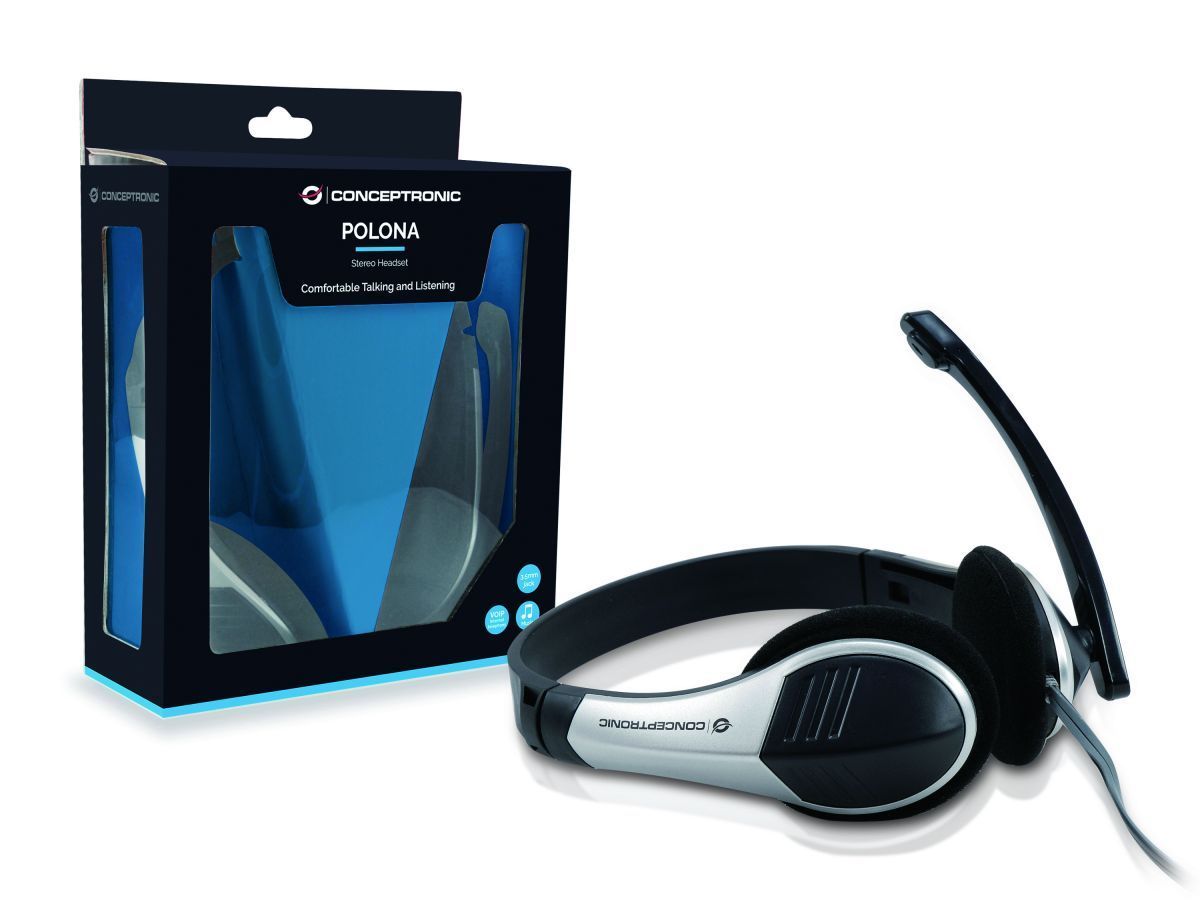 Conceptronic CCHATSTAR2 Headset Black