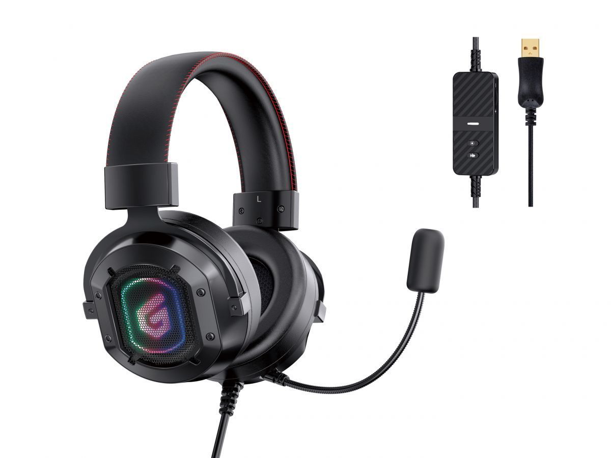 Conceptronic ATHAN02B RGB Gaming Headset Black