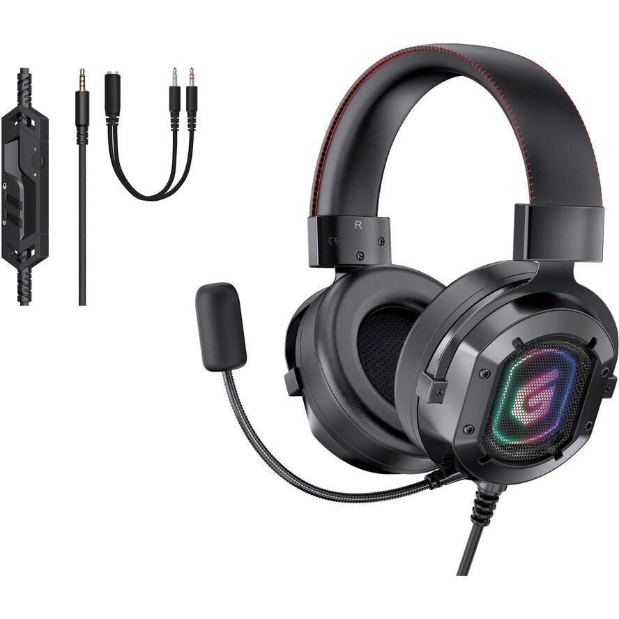 Conceptronic ATHAN03B RGB Gaming Headset Black