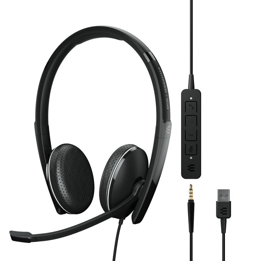 Sennheiser / EPOS ADAPT 165 USB II Stereo UC Optimized Headset Black