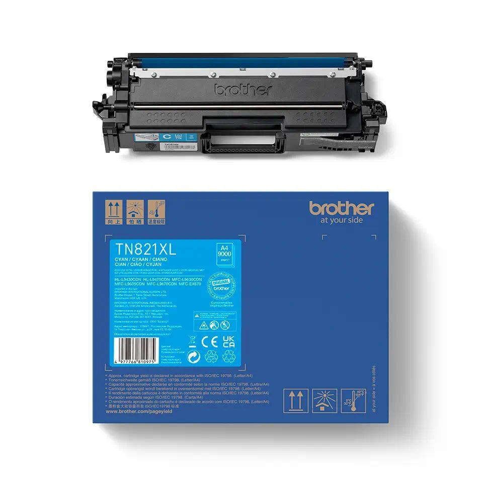 Brother TN-821XLC Cyan toner