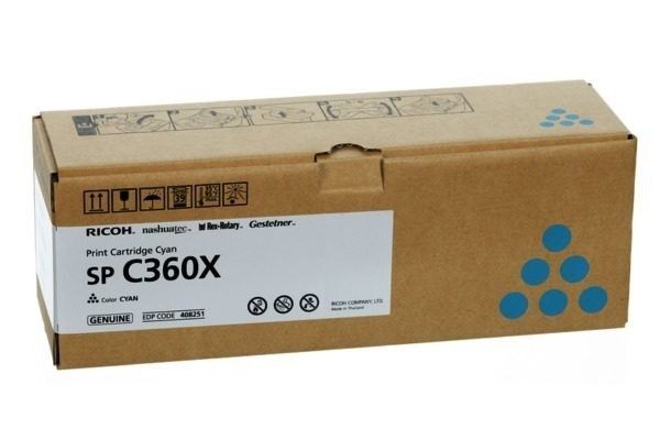 Ricoh SPC360X Cyan toner