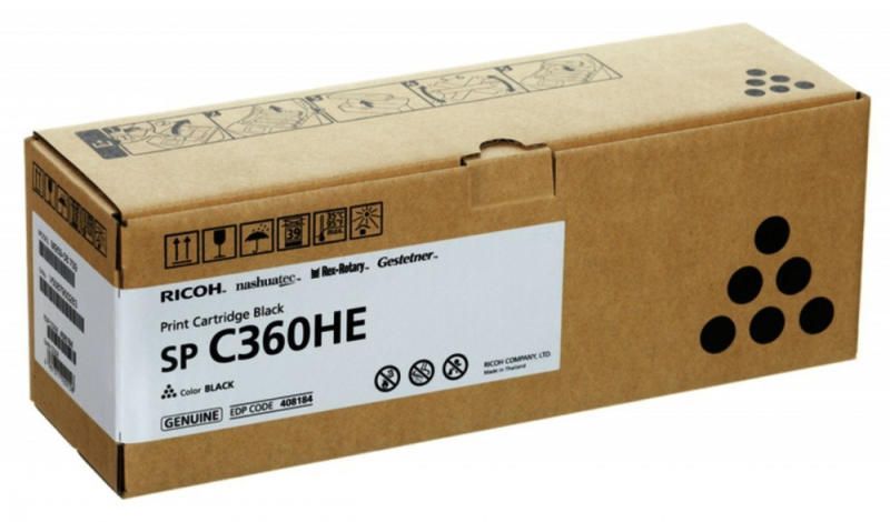 Ricoh SPC360HE Black toner