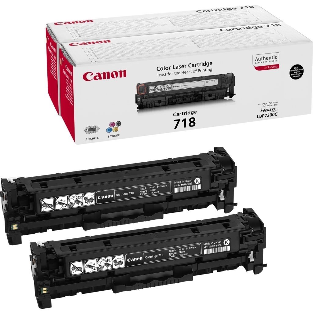 Canon CRG 718 Double Black toner Canon CRG 718 Double Black toner