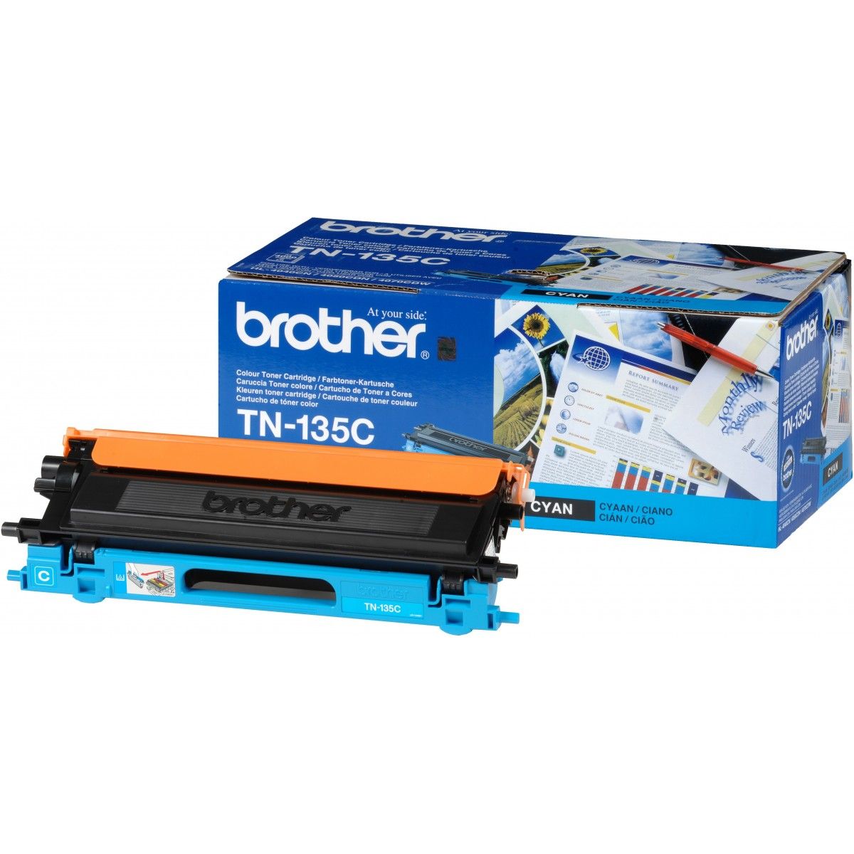 Brother TN-135C Cyan toner