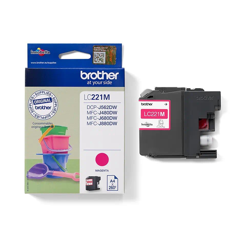 Brother LC-221 Magenta tintapatron