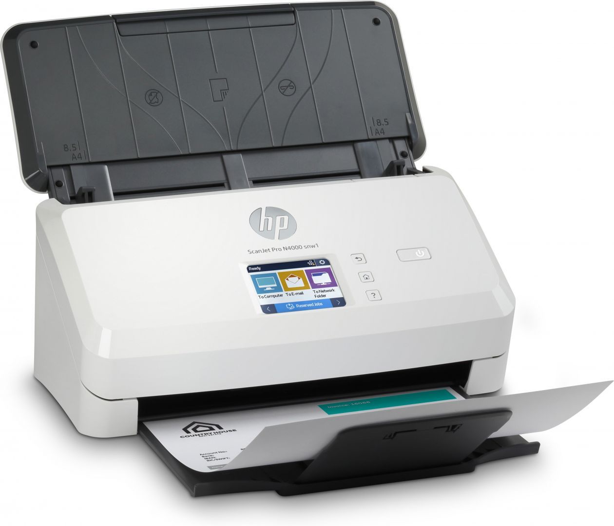 HP Scanjet Pro N4000 snw1 Lapáthúzos Szkenner White