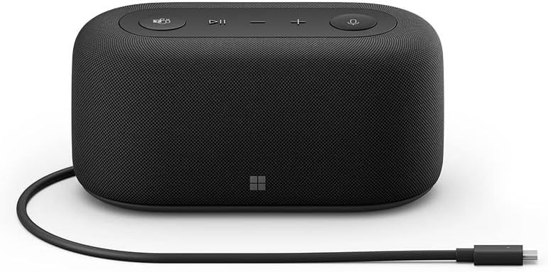 Microsoft Audio Dock Speaker Black