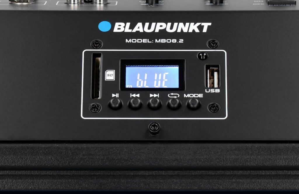 Blaupunkt MB08.2 Bluetooth Karaoke Speaker Black/Blue