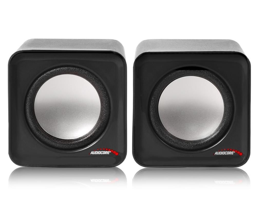 Audiocore AC870 Stereo Speakers Black/Gray