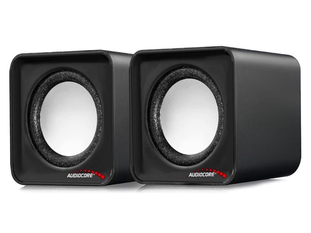 Audiocore AC870 Stereo Speakers Black/Gray