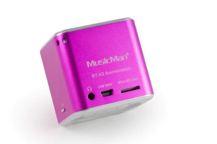 Technaxx BT-X2 Mini Wireless Soundstation Pink