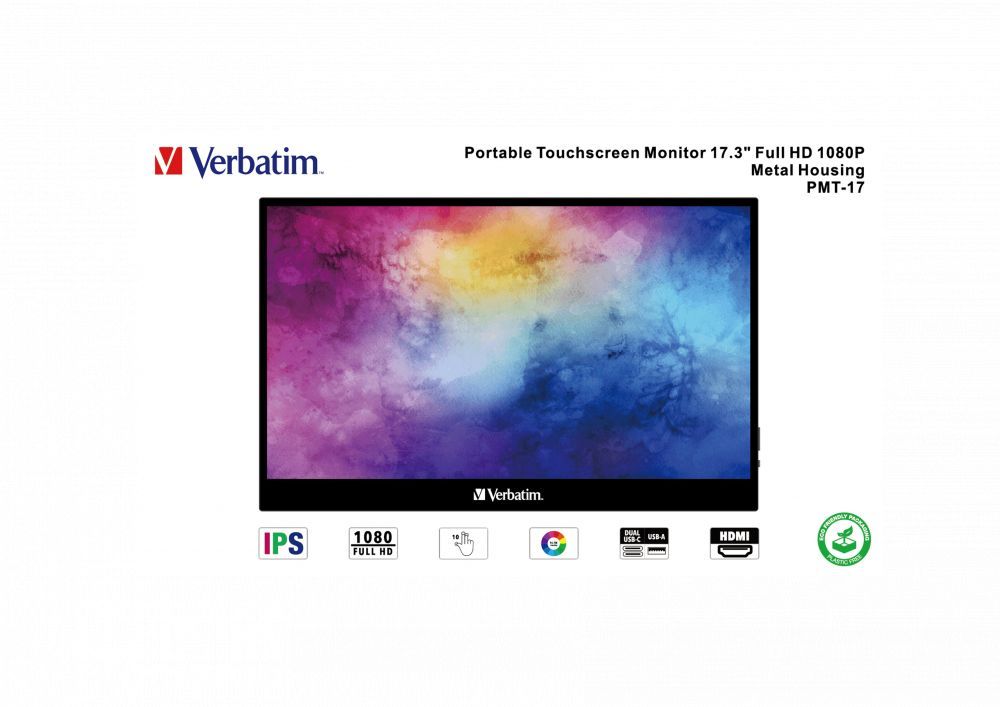 Verbatim 17,3" PMT-17 IPS LED Portable