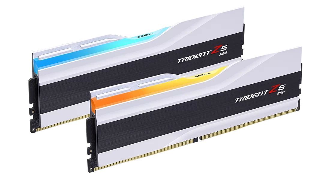 G.SKILL 48GB DDR5 7200MHz Kit(2x24GB) Trident Z5 RGB Matte White G.SKILL 48GB DDR5 7200MHz Kit(2x24GB) Trident Z5 RGB Matte White