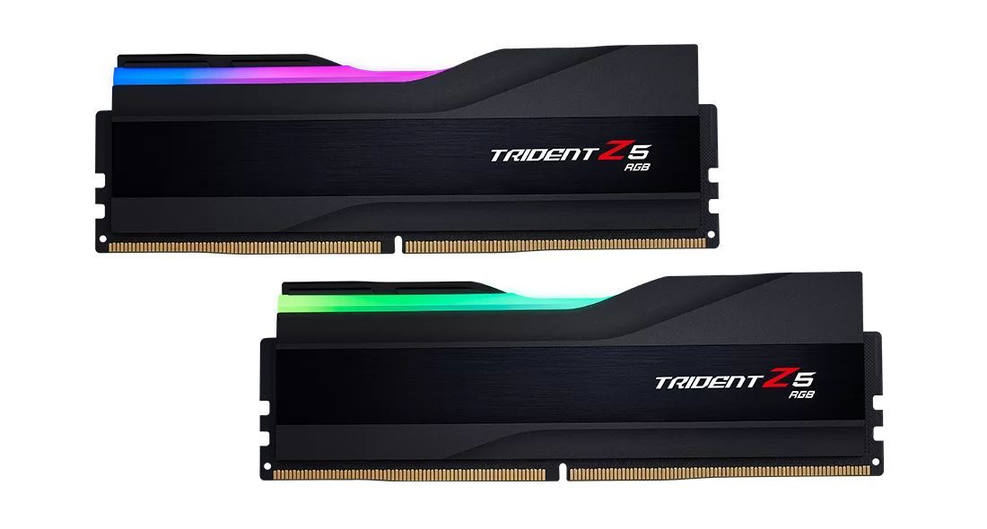 G.SKILL 32GB DDR5 7200MHz Kit(2x16GB) Trident Z5 RGB Matte Black G.SKILL 32GB DDR5 7200MHz Kit(2x16GB) Trident Z5 RGB Matte Black