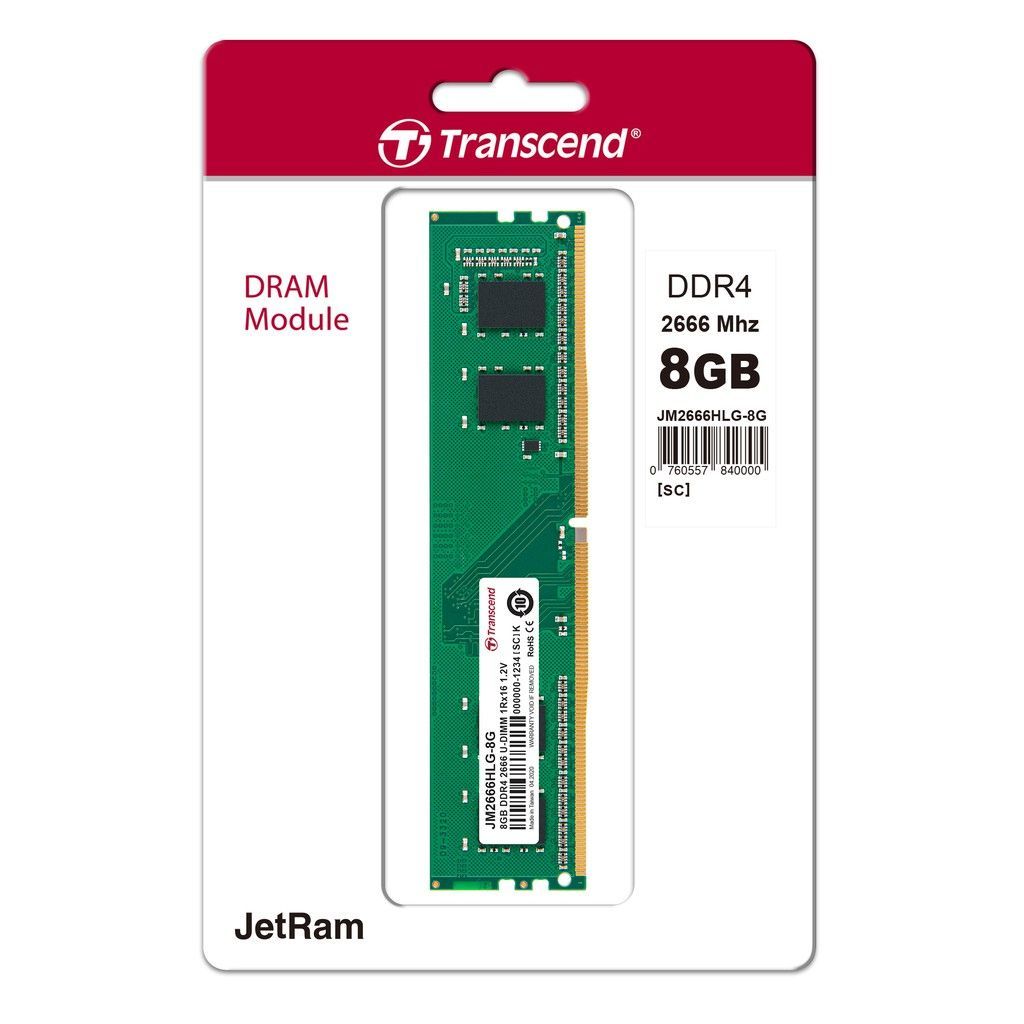 Transcend 8GB DDR4 2666Mhz JetRam