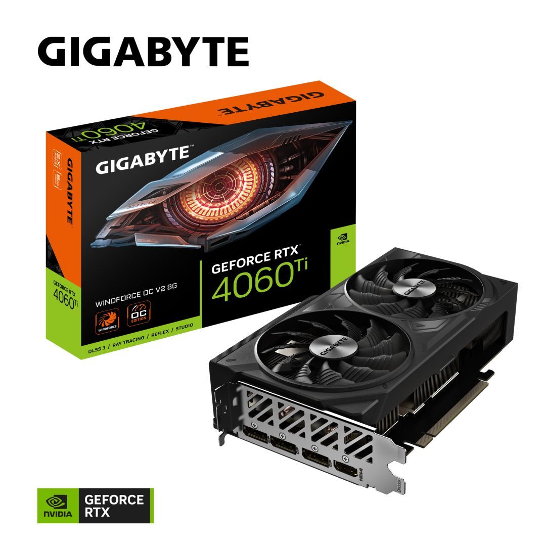 Gigabyte RTX­­4060 TI WINDFORCE OC V2 8G