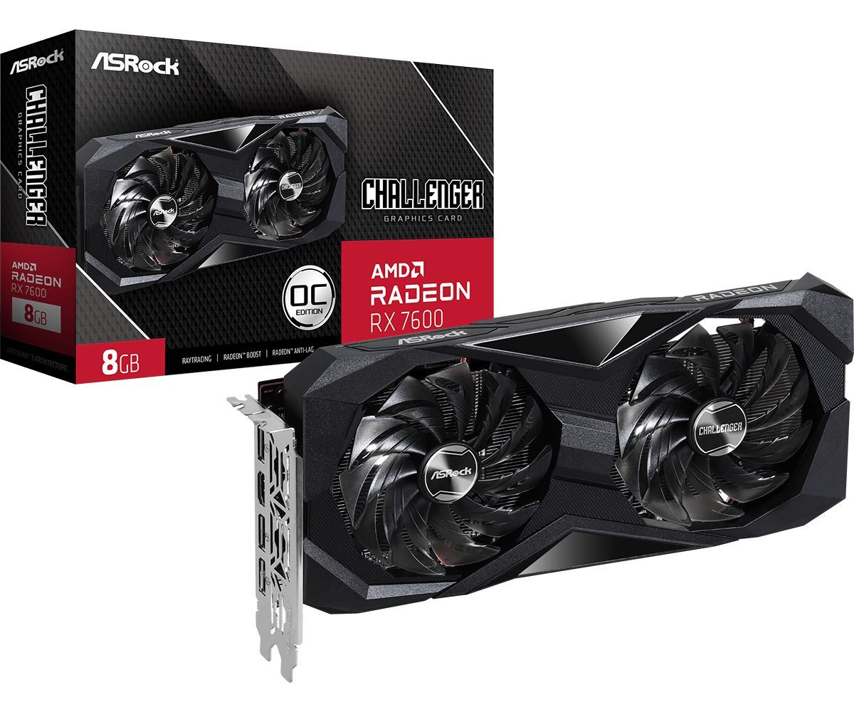 ASRock Radeon RX7600 Challenger 8GB OC