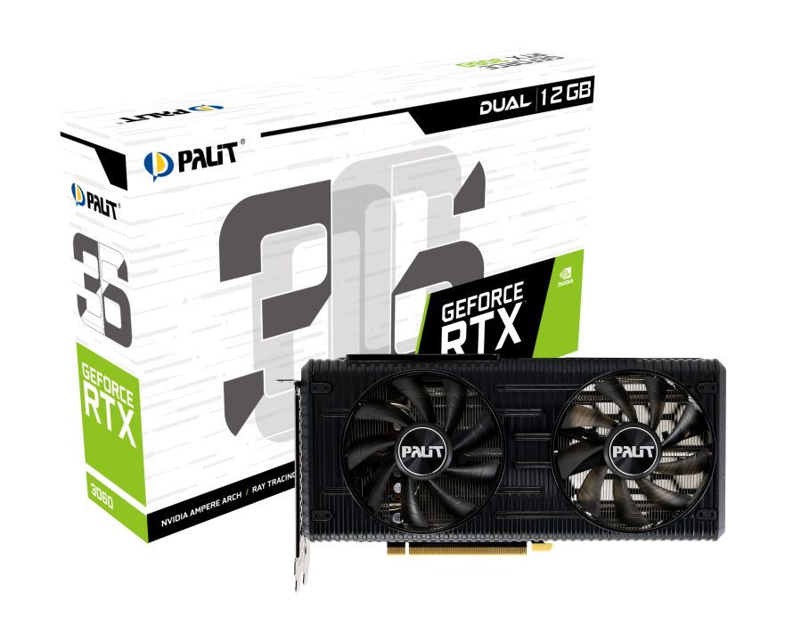 Palit GeForce RTX3060 12GB DDR6 Dual (LHR)