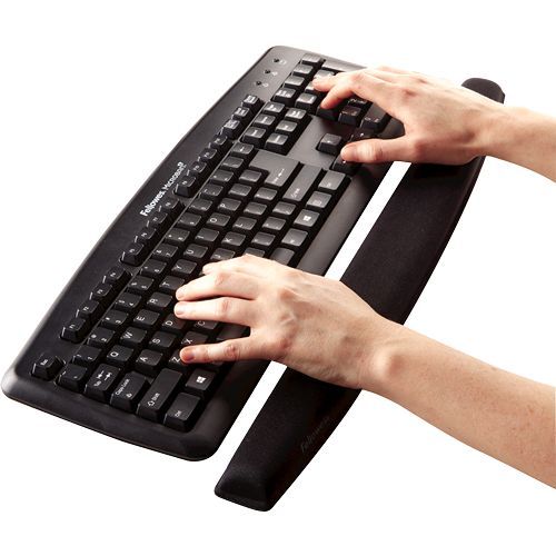 Fellowes Memory Foam Keyboard Wrist Black