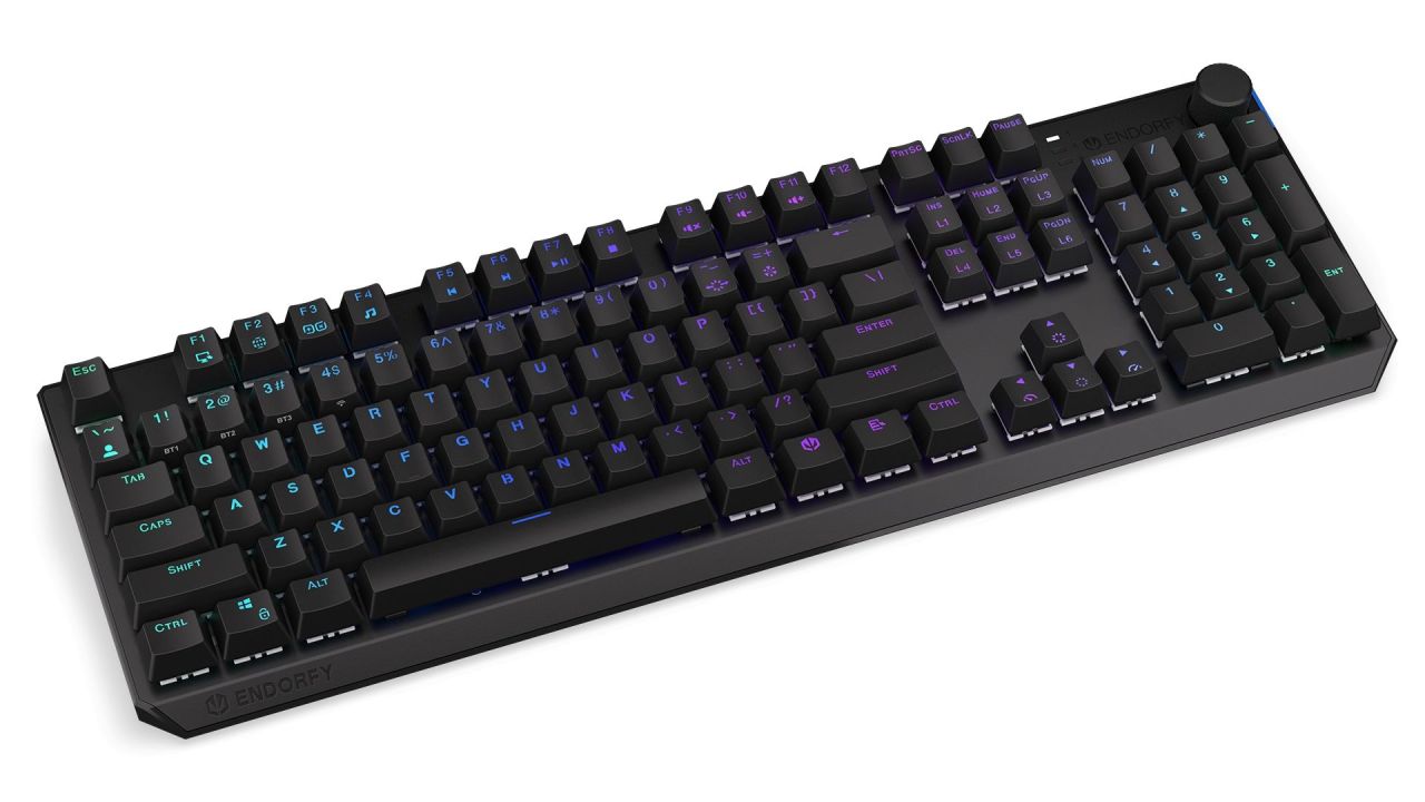 Endorfy Thock Wireless Brown Switch Mechanical Keyboard Black US