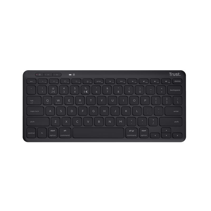 Trust Lyra Compact Wireless Bluetooth Keyboard Black US