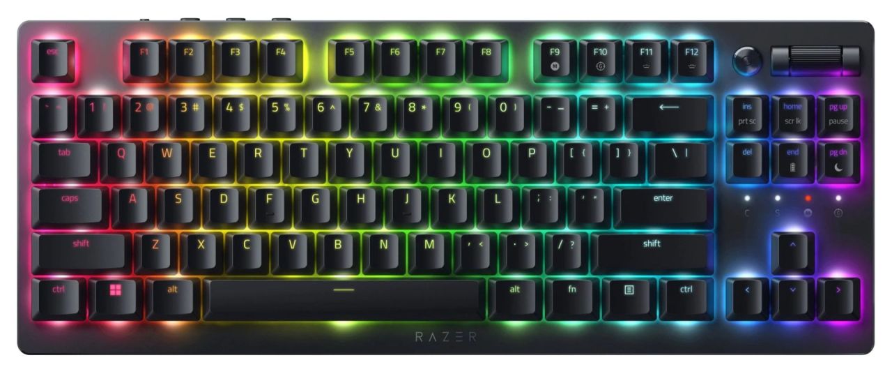 Razer DeathStalker V2 Pro Tenkeyless Linear Optical Red Switch Keyboard Black US