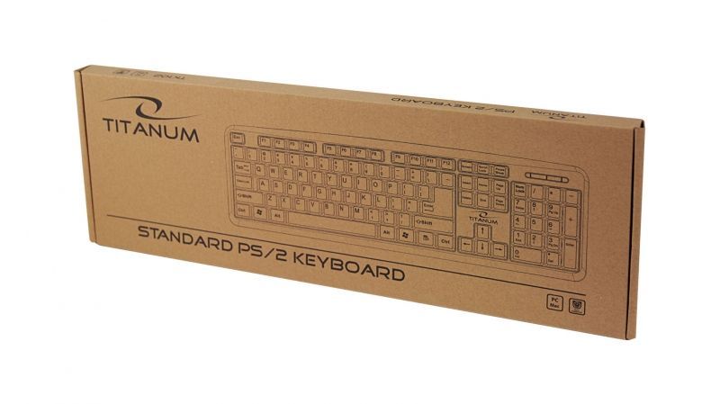 Esperanza Titanium TK102 PS/2 Keyboard Black UK