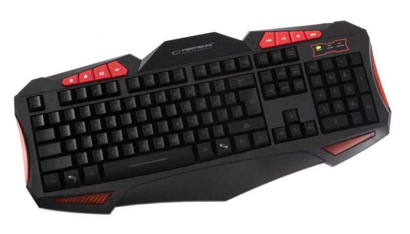 Esperanza Shelter Gaming Illuminated Keyboard Black UK