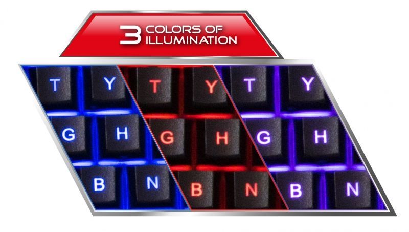 Esperanza Shelter Gaming Illuminated Keyboard Black UK