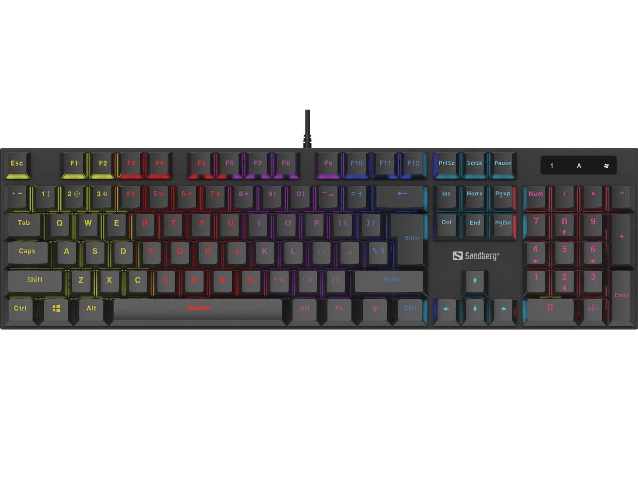 Sandberg Mechanical Gamer Keyboard Black UK