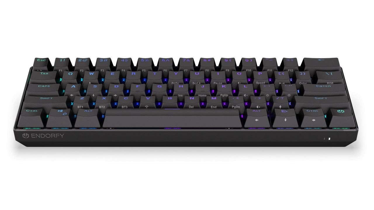 Endorfy Thock Compact Wireless Kailh Box Brown Switch Mechanical Keyboard Black US