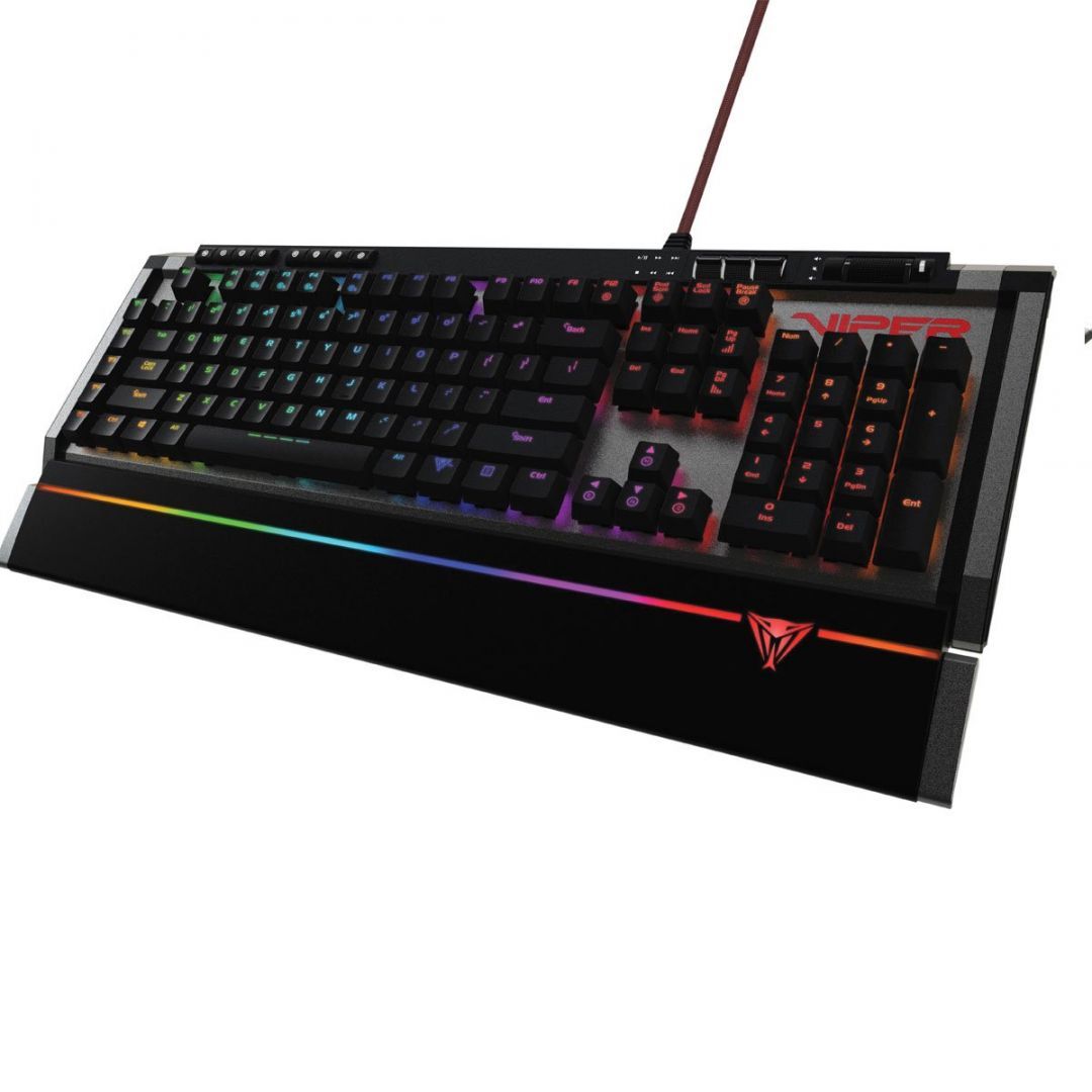 Patriot Viper V770 RGB Mechanical Kailh Reds Switch LED Gamming keyobard Black ENG