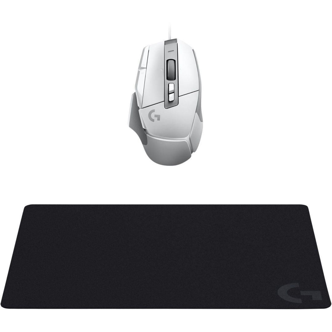 Logitech G502 X Gaming Mouse + G240 Mousepad Set White