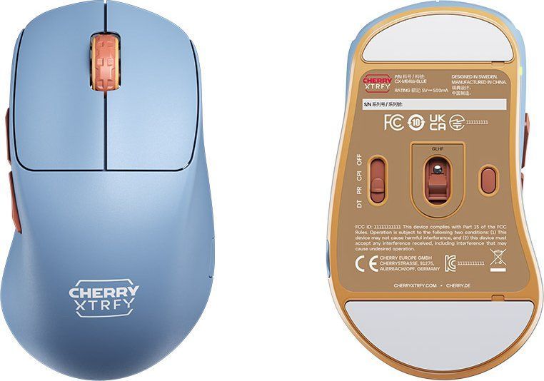 Cherry XTRFY M64 Wireless Mouse Blue Cherry XTRFY M64 Wireless Mouse Blue