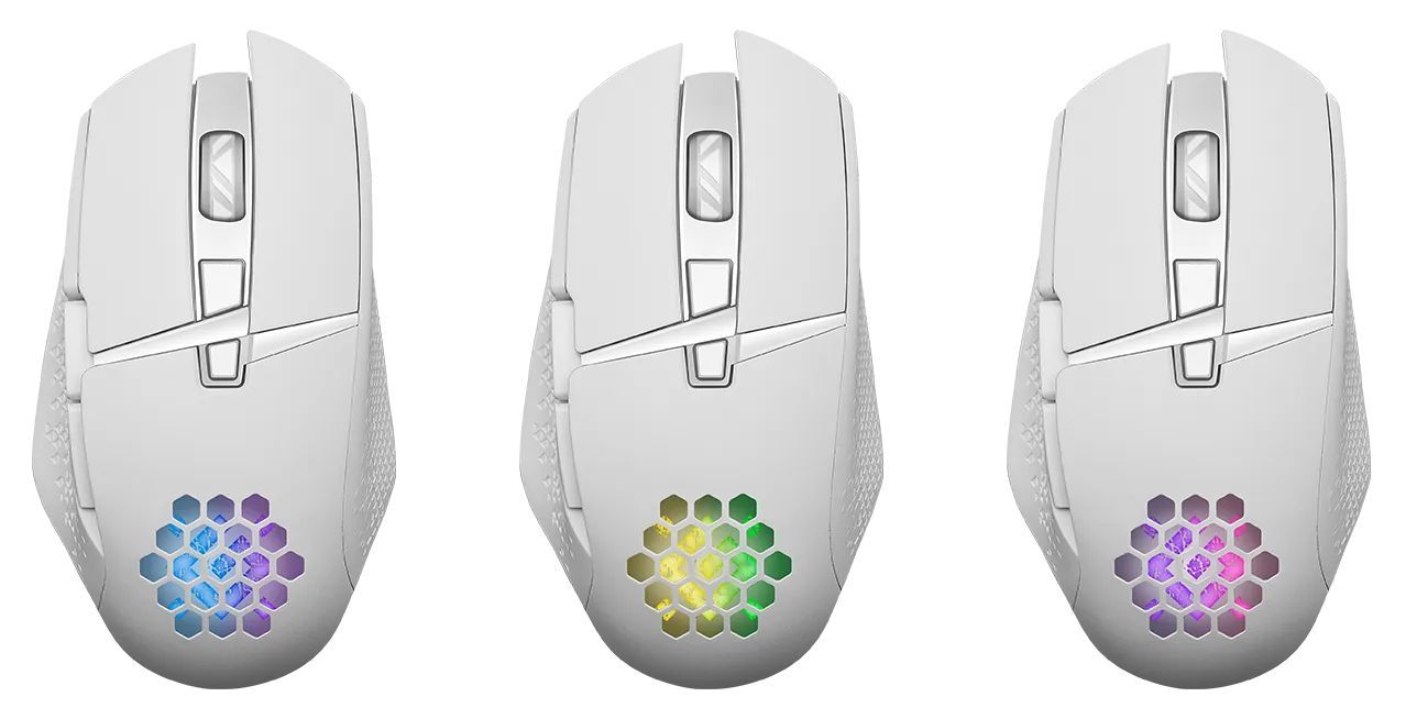 Defender GM-514 Glory Wireless RGB Gaming Mouse White