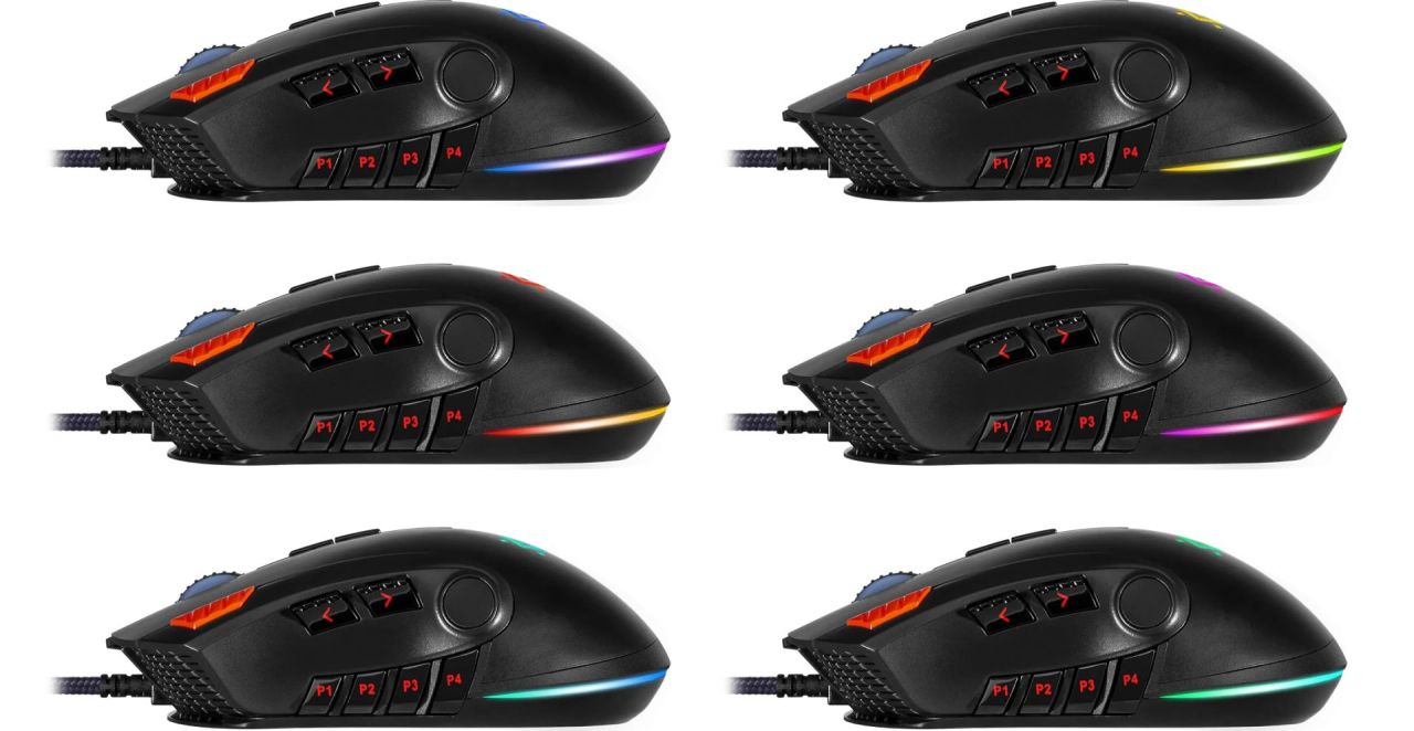 Defender GM-917 Oversider RGB Gaming Mouse Black